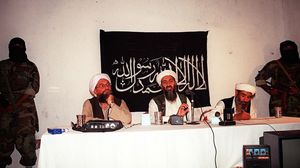 لقاء لقيادة تنظيم القاعدة في أفغانستان بحضوره زعيمه الراحل أسامه بن لادن- جيتي