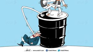 القتال في طرابلس كاريكاتير