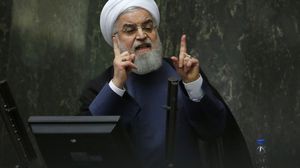روحاني قال إن من المفارقة أن واشنطن لا تخفي سعيها لإسقاط النظام في إيران وتدعوه للحوار- جيتي 