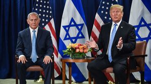 ترامب خلال لقائه نتنياهو: أعتقد أن الفلسطينيين يريدون العودة إلى طاولة التفاوض- جيتي