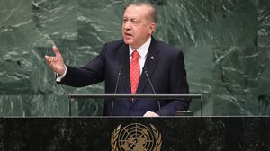 أردوغان التقى ترامب بشكل خاطف خلال مشاركتهما بأعمال الجمعية العمومية للأمم المتحدة- جيتي 