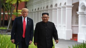 ترامب التقى الزعيم الكوري الشمالي بعد أن هاجمه مرارا- جيتي 