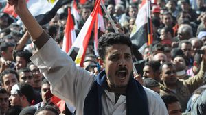 مصريون يتظاهرون لأول مرة منذ سنوات داخل وفي محيط ميدان التحرير مطالبين بإسقاط النظام- أرشيفية