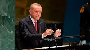 الرئيس التركي كان ذكر قادة العالم خلال كلمته بالامم المتحدة بما حصل للرئيس مرسي- جيتي 