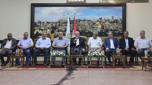 هنية و قادة الفصائل في غزة - المكتب الاعلامي لحماس