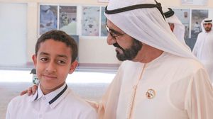 كتب حاكم دبي في تغريدة نشرها: أثبت الطالب خليفة الكعبي ببطولته أنه رجل وليس طفلا- تويتر/ الصفحة الشخصية لابن راشد 
