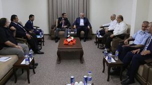 الوفد المصري قام بزيارة تفقدية للحدود المشتركة بين قطاع غزة وجمهورية مصر العربية- حماس