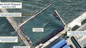 حوض سينبو لبناء السفن في كوريا الشمالية- تويتر
