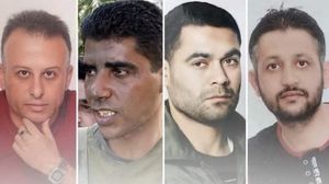 أعيد اعتقال الأسرى المتحررين الأربعة من سجنهم الجمعة والسبت الماضيين- تويتر