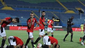 وسجل محمد مجدي أفشة هدف المباراة الوحيد للمنتخب المصري- أ ف ب