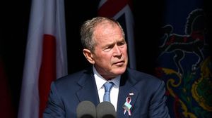 كان بوش اتخذ قرارا بغزو العراق عام 2003، زاعما وجود أسلحة دمار شامل هناك- جيتي