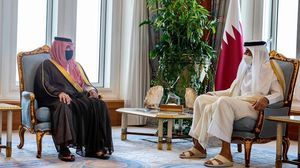 التقى الأمير السعودي بأمير قطر ورئيس الوزراء وزير الداخلية- حسابه عبر تويتر