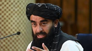 ذبيح الله مجاهد أكد حرص طالبان على اتفاقية الدوحة مع الولايات المتحدة- جيتي