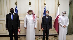 لقاء قطري أمريكي في الدوحة- جيتي