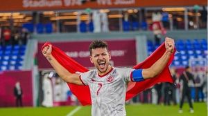 كان المساكني غاب عن منتخب بلاده في مونديال روسيا 2018 إثر تعرضه لقطع في الرباط الصليبي- الاتحاد التونسي لكرة القدم