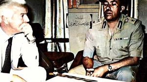 الرئيس اليمني السابق أحمد حسين الغشمي مع طبيبه الخاص الإيطالي