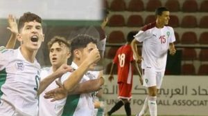 وسيواجه المنتخب المغربي في الدور النهائي المنتخب الجزائري- اف ب