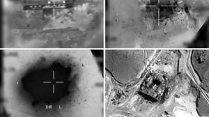 نشر جيش الاحتلال أيضا صورا ومقاطعَ فيديو للحظات استهداف الموقع النووي السوري- جيتي