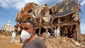 لم تعلن الحكومة الليبية أو أي جهة أخرى عن انسحاب فرق الإغاثة- جيتي