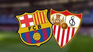 إدارة إشبيلية أعلنت مقاطعة مباراة فريقها أمام برشلونة- أ ف ب