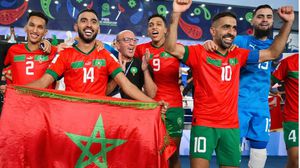 وبهذا التأهل، يكون المنتخب المغربي قد ضرب موعدا مع المنتخب البرازيلي- أ ف ب