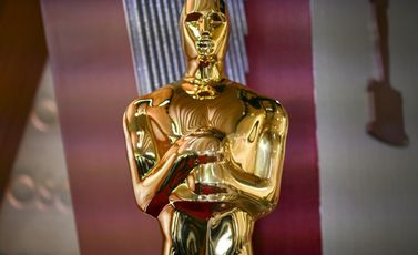 تمثال أوسكار خلال حفل توزيع جوائز الأوسكار الـ97 في هوليوود في 28 شباط/فبراير 2025 في كاليفورنيا
