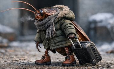 20251224_1551_Winter-Ready Traveling Cockroach_simple_compose_01kd86jnqqfzjs7ekmtp1zk0bx
