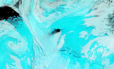 ثقب جليد  القطب الجنوبي- ناسا