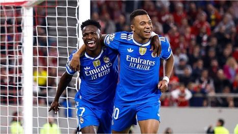 مبابي يضرب بـالسوبر هاتريك ويقود الريال لفوز مثير على أولمبياكوس