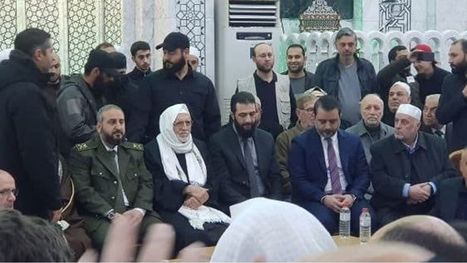 الشرع يحضر مجلس عزاء الشيخ سارية الرفاعي.. هذا ما قاله ...