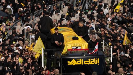 مئات الآلاف يشيعون حسن نصر الله وصفي الدين في بيروت ...