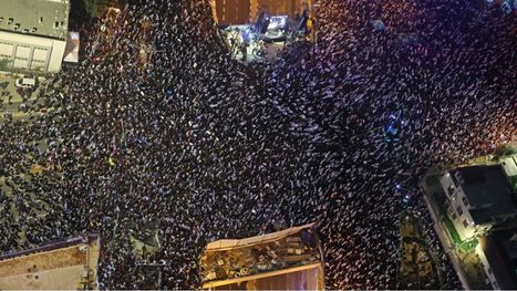 170 ألف متظاهر في تل أبيب.. إغلاق شوارع واعتقال محتجين (شاهد)