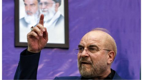 رئيس البرلمان الإيراني يهدد دولة إقليمية بهجمات 