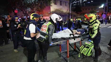 سقوط شظايا صواريخ إيرانية في عدة مواقع وسط الأراضي المحتلة