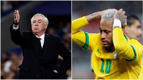 انشيلوتي يرد على عدم استدعاء نيمار لقائمة البرازيل