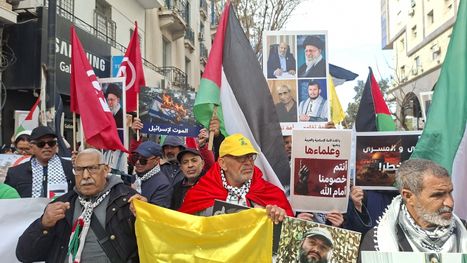 تونسيون يتظاهرون دعما لفلسطين وللمقاومة في ذكرى يوم الأرض