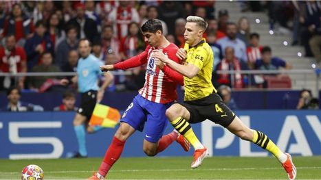 أتلتيكو مدريد يحسم مواجهة الذهاب أمام دورتموند