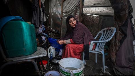 كيف تبدو الحياة في خيام النزوح بقطاع غزة بعد ستة أشهر من الحرب؟