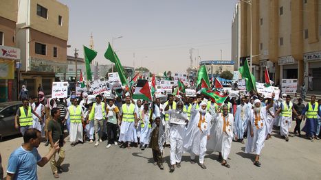 مظاهرات الموريتانيين تتواصل دعما للمقاومة الفلسطينية (شاهد)