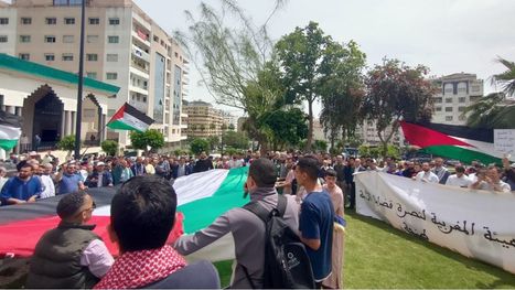 عشرات المظاهرات دعما لغزة ورفضا للعدوان في 54 مدينة في المغرب (شاهد)