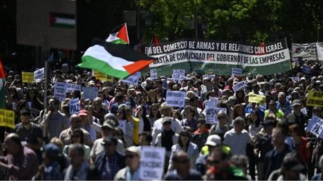 الآلاف يتظاهرون في التشيك وإسبانيا رفضا للعدوان على قطاع غزة (شاهد)