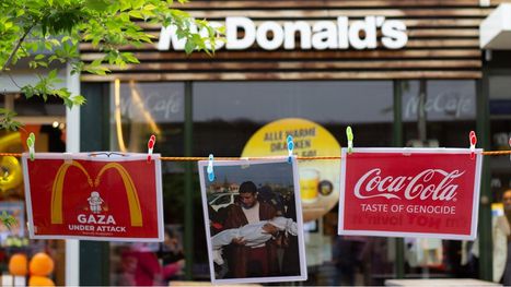 احتجاجات أمام فروع "ماكدونالدز" في هولندا بهدف دعم المقاطعة نصرة لفلسطين