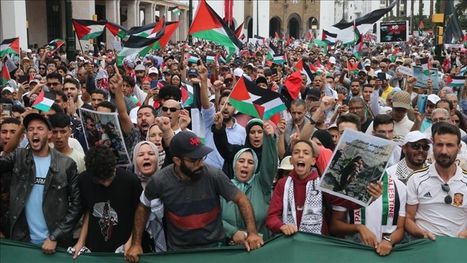 مسيرات حاشدة بـ58 مدينة مغربية كفى من إبادة غزة ودعم أمريكا للاحتلال شاهد