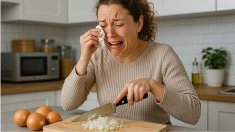 هل تعلم لماذا يجعلنا البصل نبكي؟ ... 1 هل تعلم لماذا يجعلنا البصل نبكي؟ ...