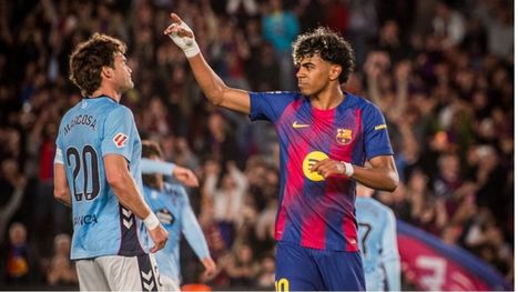 برشلونة يصعق سيلتا فيغو بهدف لامين جمال ويعزز صدارته لـ
