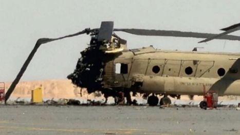 تدمير مروحية 