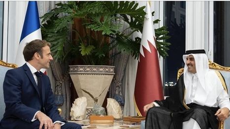 بعد لقاء ماكرون.. أمير قطر: نبذل كل جهد لوقف الحرب وإيصال المساعدات لغزة