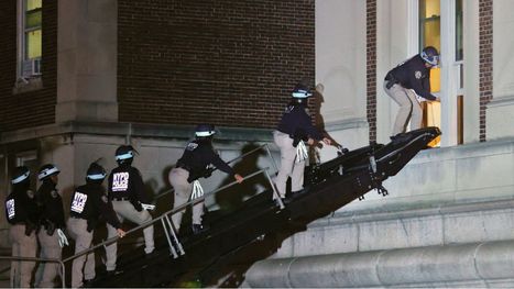 شرطة نيويورك تقتحم حرم جامعة كولومبيا (شاهد)