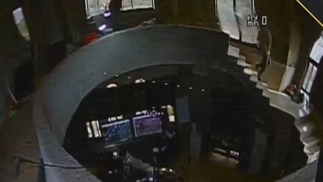 حزب الله يبث مشاهد مثيرة للحظة ضرب مسيرة مقر قيادة لواء مدرع جنوب لبنان (شاهد)