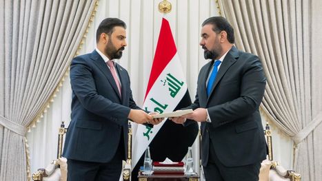 الزيدي يُسلِّم المنهاج الوزاري إلى مجلس النواب العراقي.. ويلتقي العامري